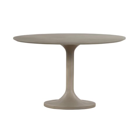 Benjara Pippa Concrete And Metal Tulip Round Dining Table - Walmart.com regarding Pippa Concrete And Metal Tulip Round Dining Table